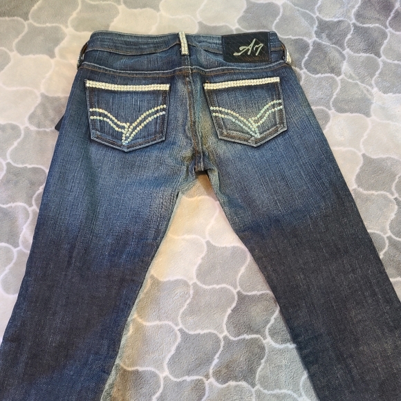 NWT A7 Jeans with Swarovski Crystals, Very Stunning - Picture 1 of 12